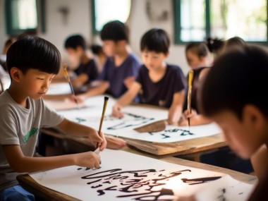 墨韵青春，八年级书法课堂风采录