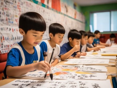 翰墨青春绽放，小学生硬笔书画风采展示