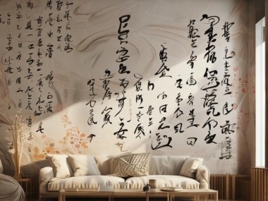 家和韵墨间，书法艺术与动态壁纸的家居美学融合