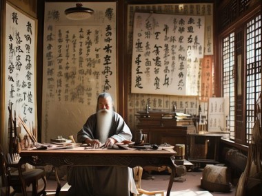 清代书法家生活琐记，用品与墨宝的交融画卷