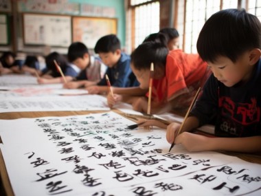 四年级学子书法之旅，青春足迹，墨香留痕