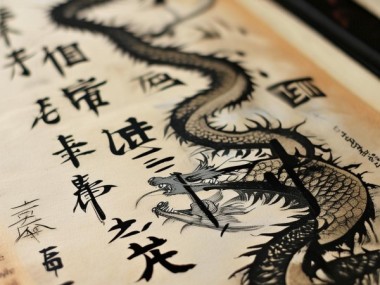 墨舞龙蛇——竖式行书二字的书法艺术鉴赏之旅