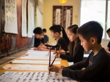 青春墨韵，传承经典——六年级学生书法风采展