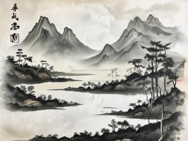 三年级小书法家笔下的山水意境，书法新星初露锋芒