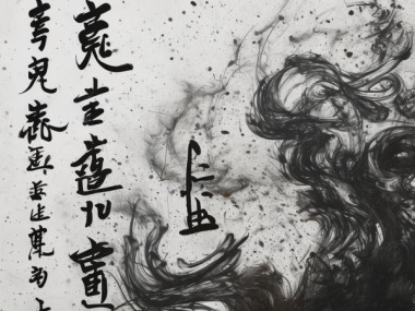 赵孟頫赤壁赋书法动态演绎，跨越千年的墨舞奇观