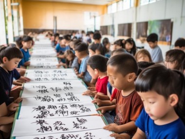 墨香校园，中小学生硬笔书画展，探寻传统与创新之美