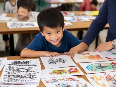 童真盎然，少年风采展——二年级硬笔书画作品盛宴
