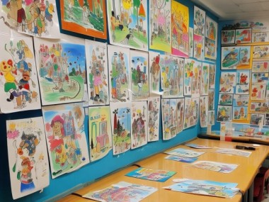童趣墨香，三年级下册硬笔书画展风采