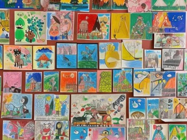 童真童趣书画盛宴，一年级硬笔书画风采展