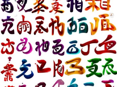 趣味书法之旅，硬笔书法动态图卡通大全展示