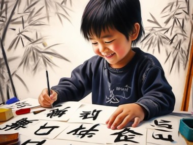 童真翰墨，二年级书法作品鉴赏