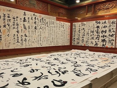 首届天朗杯书法名家展，翰墨飘香，文化瑰宝传承之旅