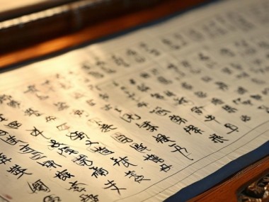 四溢墨香，韵味悠长的四列八行书法艺术鉴赏