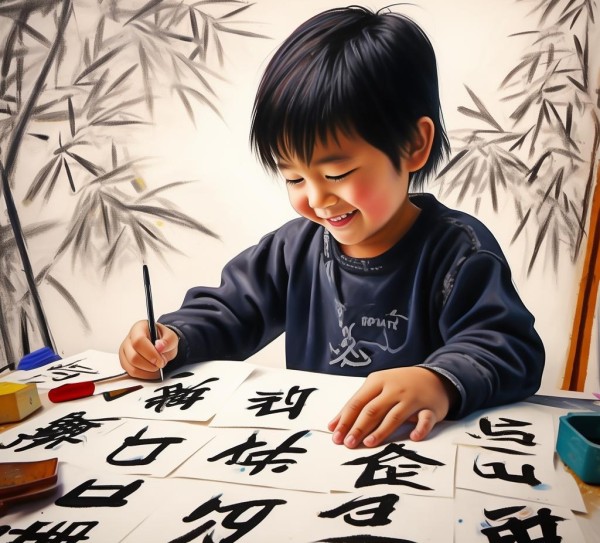 童真翰墨，二年级书法作品鉴赏,童真翰墨，二年级书法作品鉴赏,书法,第1张