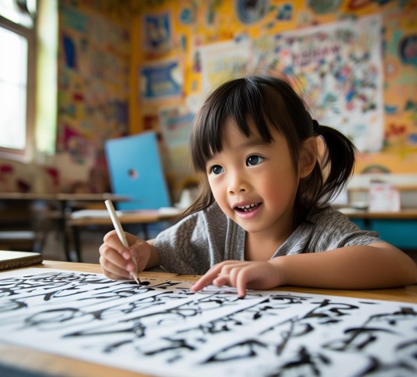童真墨韵，二年级小学生书法生活颂,童真墨韵，二年级小学生书法生活颂,书法,第1张
