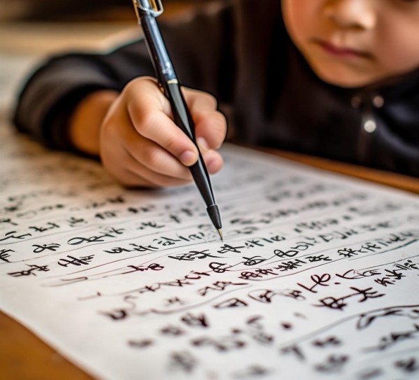 二年级学生硬笔再现古诗书画之美,二年级学生硬笔再现古诗书画之美,书法,第1张