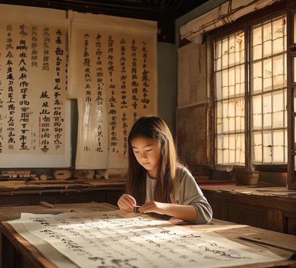 四年级书法理论考试真题解析，传承文化，探索书法之美,四年级书法理论考试真题解析，传承文化，探索书法之美,书法,第1张