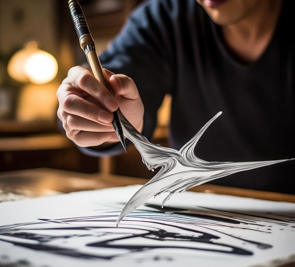 墨舞飞扬，行书久有凌云志硬笔书法作品赏析,墨舞飞扬，行书久有凌云志硬笔书法作品赏析,书法,第1张