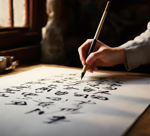 墨舞风华，四行书法之美赏析,墨舞风华，四行书法之美赏析,书法,第1张