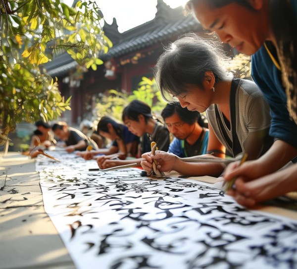 惠州文化馆与西子书画院共创硬笔书法艺术新纪元,惠州文化馆与西子书画院共创硬笔书法艺术新纪元,书法,书法展,第1张