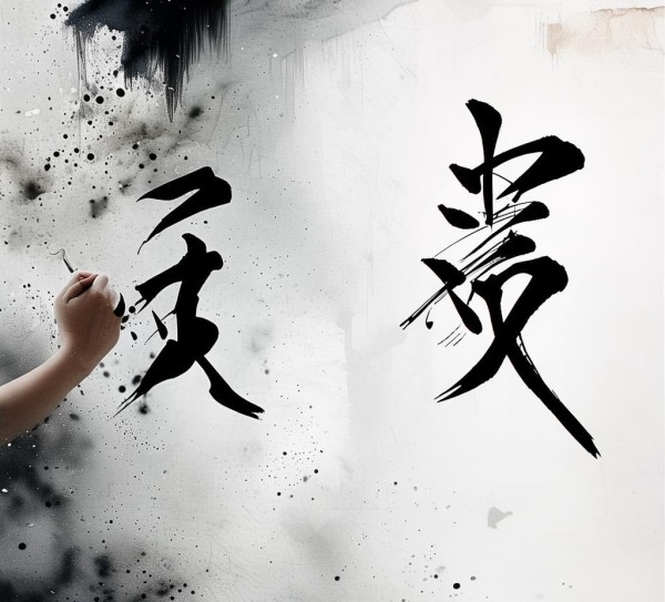 书法艺术中动态与静态正姿的对比与表现,书法艺术中动态与静态正姿的对比与表现,书法,第1张