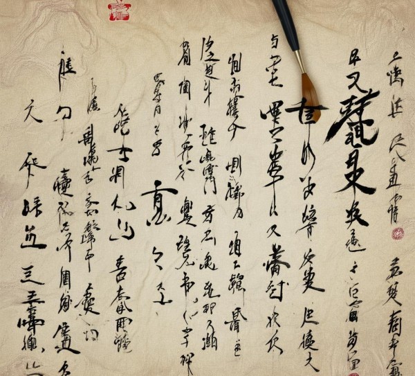打造聊天艺术感，书法背景图动态效果制作全攻略,打造聊天艺术感，书法背景图动态效果制作全攻略,书法,第1张