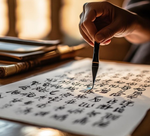 墨舞风华，五言七行书法艺术之旅,墨舞风华，五言七行书法艺术之旅,书法,第1张