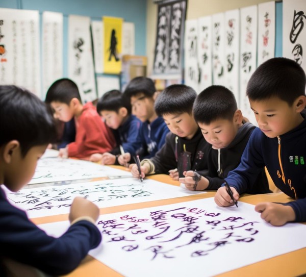 启迪书画学校小学生硬笔书法之旅，传统与创新共融篇章,启迪书画学校小学生硬笔书法之旅，传统与创新共融篇章,书法,书法展,第1张