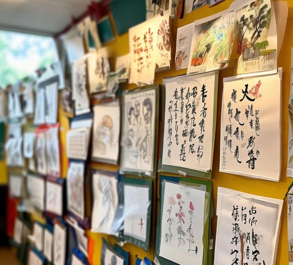 五年级硬笔书画展，青春艺术风采绽放,五年级硬笔书画展，青春艺术风采绽放,书法,硬笔书画,第1张